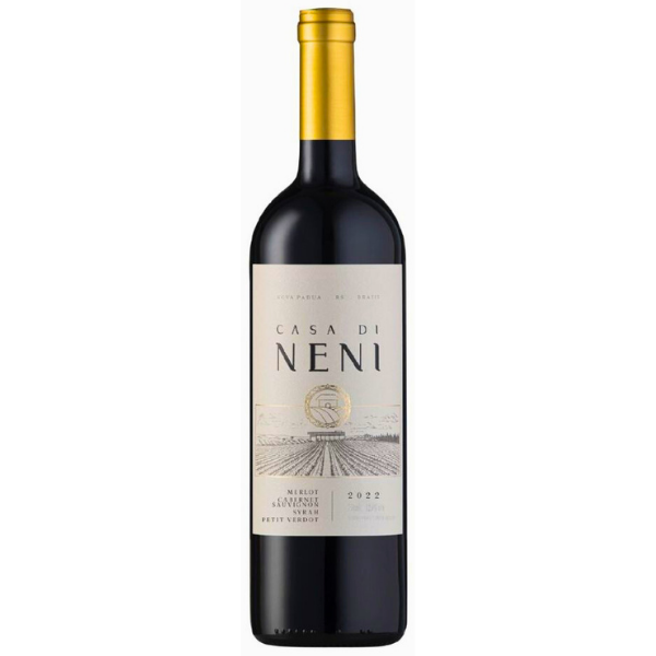 Vinho Tinto Caetano Vicentino Casa di Neni Merlot, Cabernet Sauvignon, Shyra e Petit Verdot 2022 750ml
